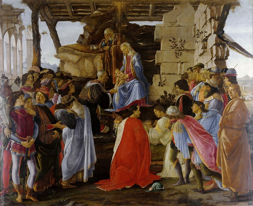 Sandro Botticelli "Pokłon trzech króli"